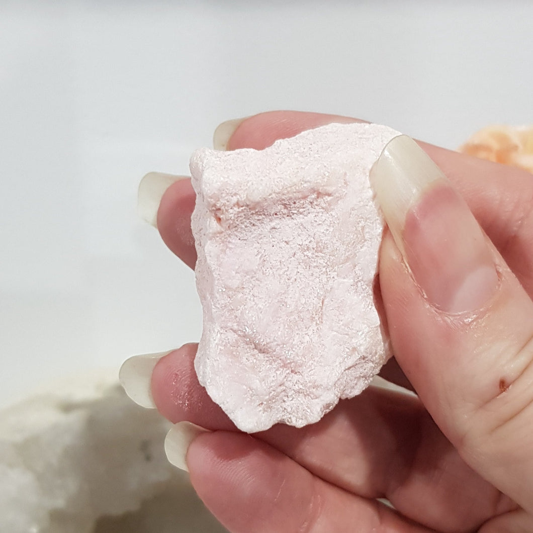 Pink Aragonite Rough Crystal Gemstone 21grams 3