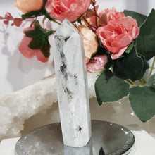 Load image into Gallery viewer, Rainbow Moonstone crystal point gemstone 94mm 2
