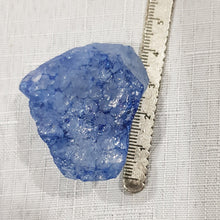 Load image into Gallery viewer, Crackle Quartz BLUE Crystal stone gemstone 40mm 2
