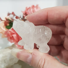 Load image into Gallery viewer, Bear Quartz Crystal Carving Gemstone Stone 45mm 4
