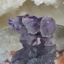 Load image into Gallery viewer, Bear Amethyst Animal Crystal Carving Stone 45mm 2
