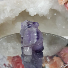 Load image into Gallery viewer, Bear Amethyst Animal Crystal Carving Stone 45mm 2
