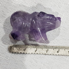 Load image into Gallery viewer, Bear Amethyst Animal Crystal Carving Stone 45mm 2
