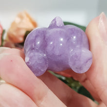 Load image into Gallery viewer, Carriage pumpkin lepidolite Crystal Carving 30mm Cinderella Carriage 6
