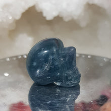 Load image into Gallery viewer, Skull Moss Agate Crystal Carving stone gemstone 25mm 2 SCUFFED
