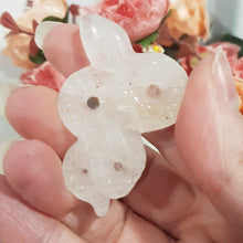 Load image into Gallery viewer, Snake Quartz Crystal Carving stone gemstone 55mm 1 with inclusions
