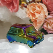 Load image into Gallery viewer, Car Mini Cooper Titanium Aura Obsidian Crystal Carving Gemstone stone 40mm 1
