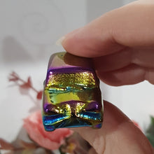 Load image into Gallery viewer, Car Mini Cooper Titanium Aura Obsidian Crystal Carving Gemstone stone 40mm 1
