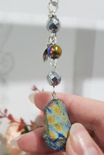 Load image into Gallery viewer, Titanium Aura Quartz crystal gemstone Energy Enhancer Sun catcher Ornament hanger 1
