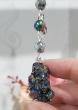 Load image into Gallery viewer, Titanium Aura Quartz crystal gemstone Energy Enhancer Sun catcher Ornament hanger 1
