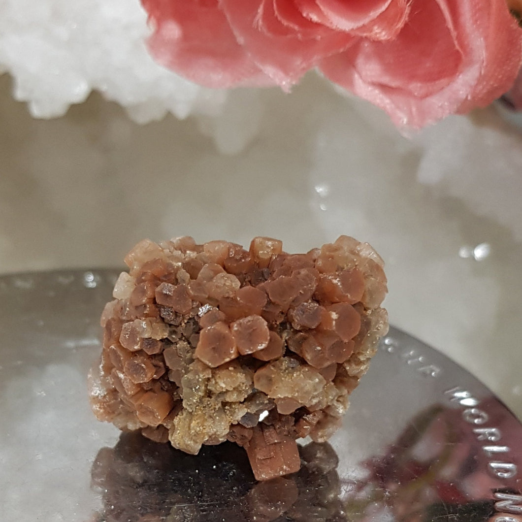 Aragonite Sputnik crystal specimen cluster 35mm 9