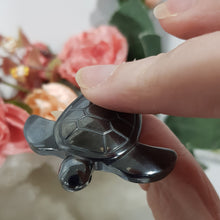 Load image into Gallery viewer, Turtle Hematite Crystal Carving Stone 45mm
