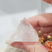 Load image into Gallery viewer, Pyramid Quartz Crystal Carving Stone 30mm
