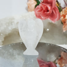 Load image into Gallery viewer, Angel Quartz Crystal Carving Gemstone 40mm 4
