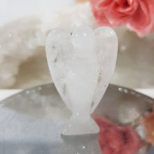 Load image into Gallery viewer, Angel Quartz Crystal Carving Gemstone 40mm 5
