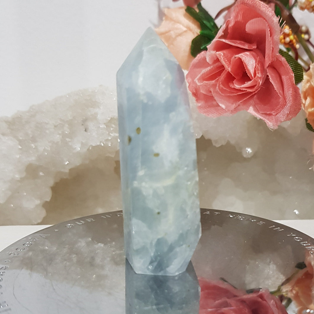 Celestite Crystal Point Gemstone 55mm 1