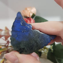 Load image into Gallery viewer, Butterfly Labradorite Crystal Carving Gemstone Stone 53mm 1
