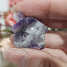 Load image into Gallery viewer, FAIRY HOUSE Amethyst crystal Carving Stone 25mm 3
