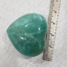 Load image into Gallery viewer, Amazonite Heart Crystal Carving Gemstone Stone 35mm 7
