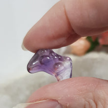 Load image into Gallery viewer, Mini Collectables crystal carving GAMING CONSOLE fluorite gemstone 20mm 618
