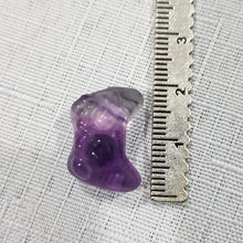 Load image into Gallery viewer, Mini Collectables crystal carving GAMING CONSOLE fluorite gemstone 20mm 618
