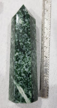 Load image into Gallery viewer, Tree Agate Crystal Point Tower stone 94mm 1 slight lean
