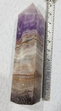 Load image into Gallery viewer, Amethyst Agate crystal point tower gemstone stone 100mm 5
