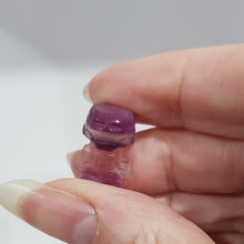 Load image into Gallery viewer, Mini Collectables crystal carving IRONMAN fluorite gemstone 20mm 630
