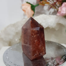 Load image into Gallery viewer, Fire Quartz Crystal Carving Tower Stone 50mm 2  So lovely
