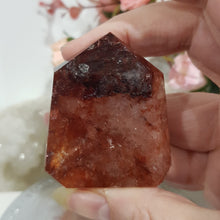 Load image into Gallery viewer, Fire Quartz Crystal Carving Tower Stone 50mm 2  So lovely
