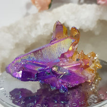 Load image into Gallery viewer, Aura Quartz Crystal Cluster Stone - Purple / Orange 70mm 12
