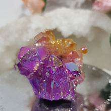 Load image into Gallery viewer, Aura Quartz Crystal Cluster Stone - Purple / Orange 50mm 15
