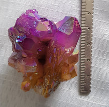 Load image into Gallery viewer, Aura Quartz Crystal Cluster Stone - Purple / Orange 50mm 15
