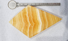 Load image into Gallery viewer, Diamond Orange Calcite Crystal Carving on Silver Stand Stone  180mm 1 LARGE &amp; STUNNING!
