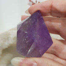 Load image into Gallery viewer, Amethyst Freeform Gemmy Crystal Carving Stone 46mm 2
