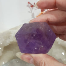 Load image into Gallery viewer, Amethyst Freeform Gemmy Crystal Carving Stone 46mm 2
