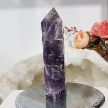 Load image into Gallery viewer, Amethyst Crystal Point Tower Stone 90mm 13
