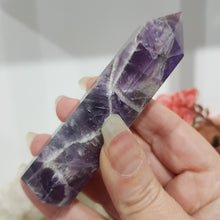 Load image into Gallery viewer, Amethyst Crystal Point Tower Stone 90mm 13
