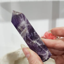 Load image into Gallery viewer, Amethyst Crystal Point Tower Stone 90mm 13
