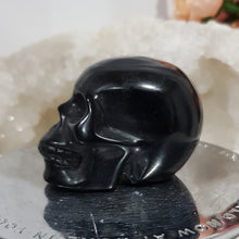 Load image into Gallery viewer, Skull Black Obsidian Crystal Carving Stone 50mm
