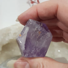 Load image into Gallery viewer, Amethyst Freeform Gemmy Crystal Carving Stone 40mm 5
