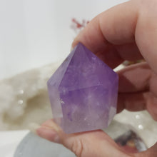 Load image into Gallery viewer, Amethyst Freeform Gemmy Crystal Carving Stone 42mm 6
