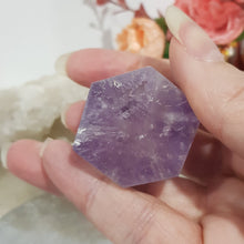 Load image into Gallery viewer, Amethyst Freeform Gemmy Crystal Carving Stone 42mm 6
