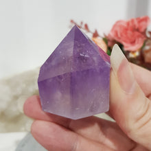 Load image into Gallery viewer, Amethyst Freeform Gemmy Crystal Carving Stone 42mm 6
