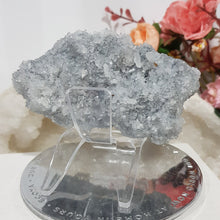 Load image into Gallery viewer, Apophyllite Crystal Cluster Specimen on Stand Stone Gemstone 90mm 1 Stunning!
