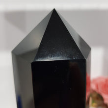 Load image into Gallery viewer, Black Obsidian Crystal Tower 190mm HUGE AND BEAUTIFUL!
