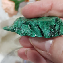 Load image into Gallery viewer, Malachite Crystal Slab Specimen on Stand Stone 60mm 6
