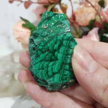 Load image into Gallery viewer, Malachite Crystal Slab Specimen on Stand Stone 60mm 6
