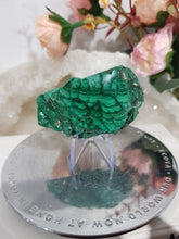 Load image into Gallery viewer, Malachite Crystal Slab Specimen on Stand Stone 60mm 6
