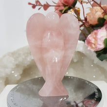 Load image into Gallery viewer, Angel Rose Quartz Crystal Carving Stone 80mm 4 LARGE ANGEL
